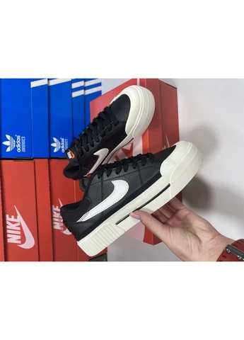 Белые демисезонные кроссовки мужские nike court legacy lift black/white найк корт белые No Brand