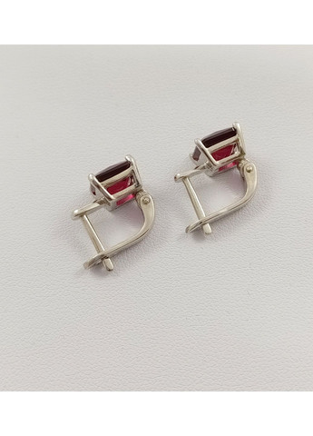 Срібні сережки з гранатом "Nano" СТ104/с Shatlen Сережки (356180705)