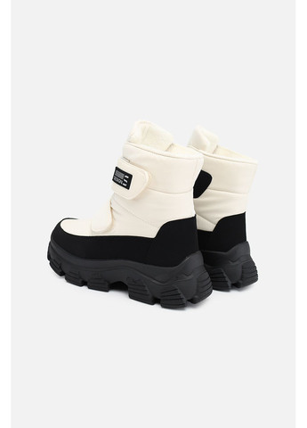 Молочные зимние дутики для девочки цвет молочный цб-00285237 Kimboo