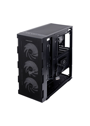 Корпус E115 Tempered Glass&Mesh Black Prologix (314834330)