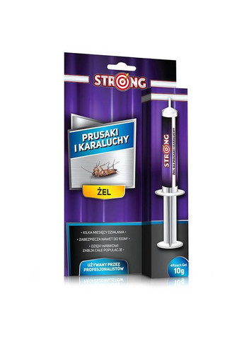 Гель від тарганів і лусочниці (чешуйниці) 10г Strong (371875511)