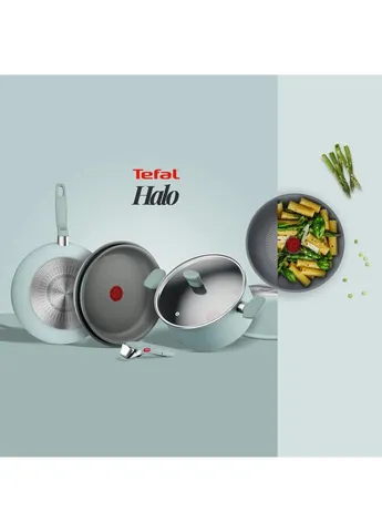 Сковорода Halo EUCALYPTUS, 28см, алюміній, бакеліт, сірий (G0160602) Tefal (391788762)