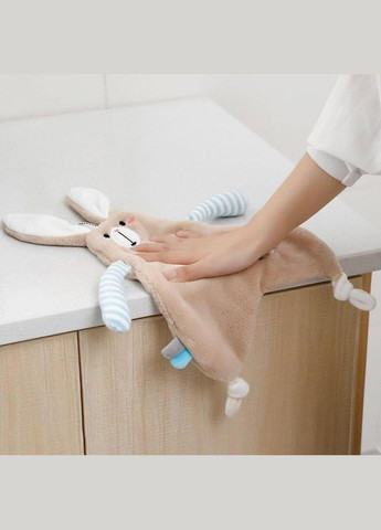 Рушник для рук швидкосохнучий в вигляді зайчика (TA0016_1) No Brand комбінований