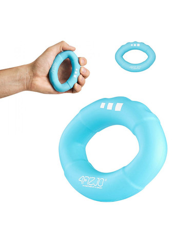 Еспандер кистьовий силіконовий Medium 18 кг Sky Blue (P-5907739313744) 4FIZJO (301671725)