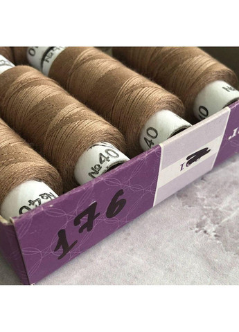 176 Нитки в катушках, для шитья 100% полиэстер 40/2 (боб 200м) Plus-plus (354795605)