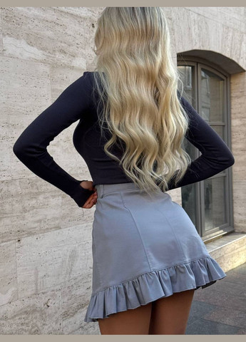 Серая женская юбка на пуговицах Osoblyva