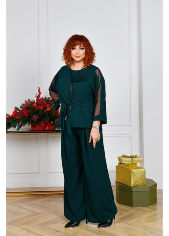 Женский костюм с туникой и брюками палаццо No Brand (370640620)