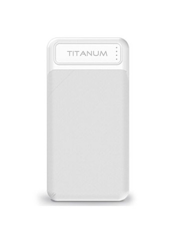 Повербанк TPB913-W 20000mAh Micro USB, Type-C, 2USB White Titanum