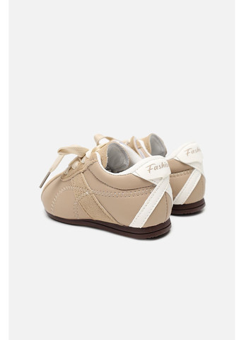 Бежевые кеды для девочки цвет бежевый цб-00277764 Yuki