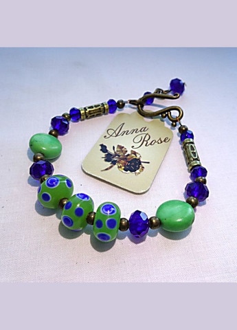 Браслет на руку ручной работы зеленый "Веселый Капитошка" No Brand (358224414)