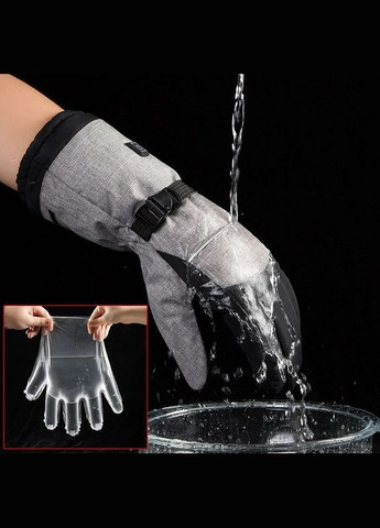 Перчатки с подогревом Черный/ USB Type-C c утеплителем 3M + два аккумулятора по 5000 Mah FG (345734289)