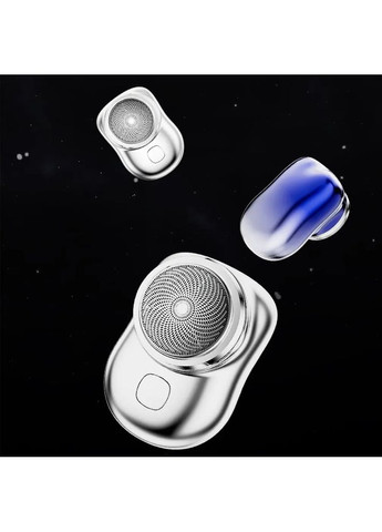 Акумуляторна міні бритва Ckeyin 10P електробритва бездротова роторна, для чоловіків, дорожня Grand (363833002)