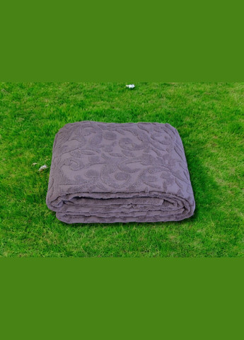 Махрове покривало Cotton Area 160 х 220 см фіолетове AE (366423245)