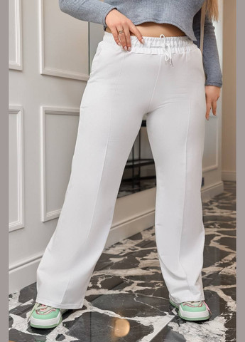 Женские брюки карго цвет белый р.46/48 450381 New Trend (282926545)