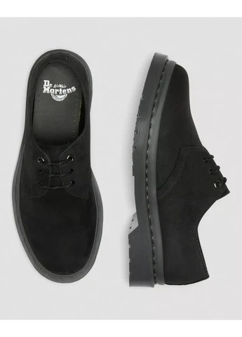 Черные туфли 1461 milled black 27672001 Dr. Martens на шнурках