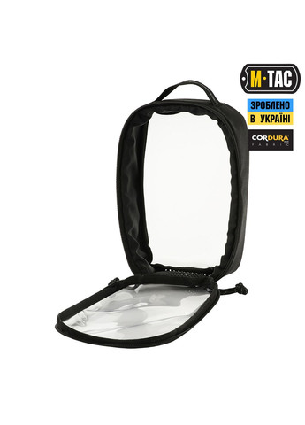 Органайзер утилітарний прозорий Elite Small (22х14 см) Black M-TAC (303262390)