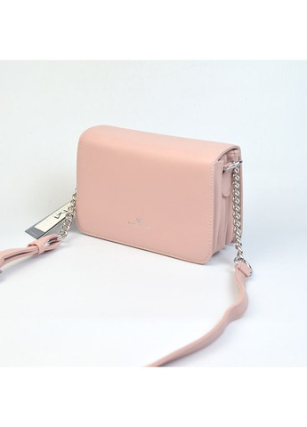 Рожева жіноча маленька молодіжна сумка крос-боді клатч через плече на три відділення Alex&Mia (354182787)