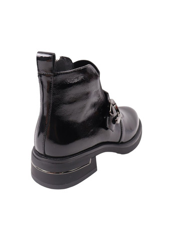 Черевики жіночі чорні натуральна лакована шкіра Geronea 1025-24DHC (300775624)