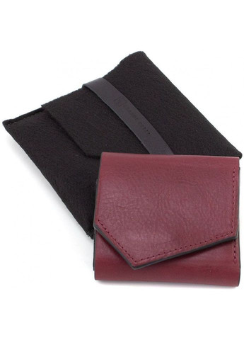 Шкіряний гаманець Mini з асиметричним клапаном 57066110 бордовий Grande Pelle (322872380)