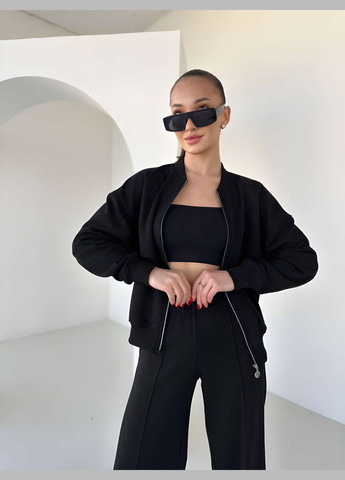 Женский спортивный костюм двойка брюки + бомбер, спортивный костюм... No Brand (331283834)