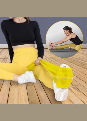 Лента-эспандер для спорта и реабилитации Flat Band 30 м 1-2 кг Yellow () 4FIZJO P-5907739311160 (340459040)