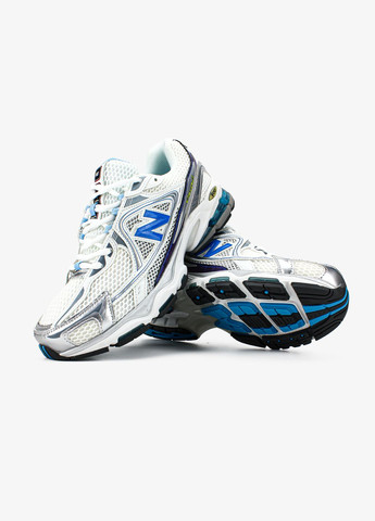 Білі всесезон кросівки чоловічі new balance 1064 white blue silver | нью беланс 1000 білі сині срібні No Brand
