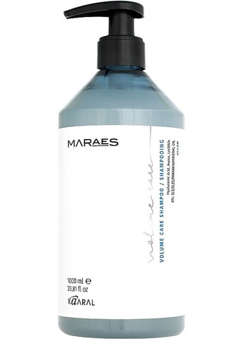 Шампунь для объема волос с гиалуноновой кислотой, лецитином и овсом Volume Care Shampoo 1000ml (1492311-30291725) Kaaral (368628333)