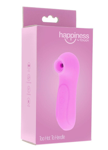 Вакуумный стимулятор клитора, силиконовый, розовый Toy Joy (329447611)