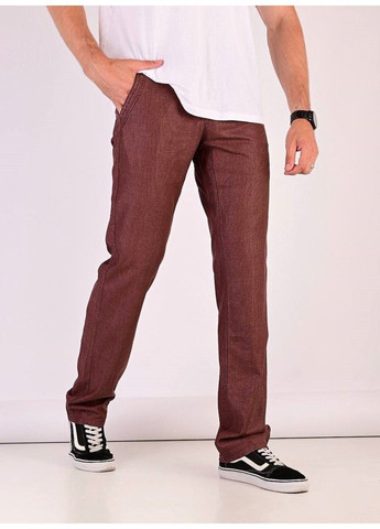 Бордовые летние брюки Varxdar