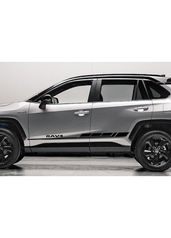 Смуги на двері авто 3D TUNING STUDIO Тойота рав4 RAV4 980х70х0.070мм=4штуки No Brand (362499658)
