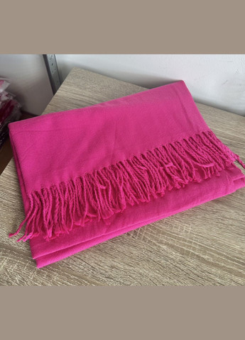Кашеміровий однотонний шарф "Жасмін" фуксія 104031 Cashmere (329900186)