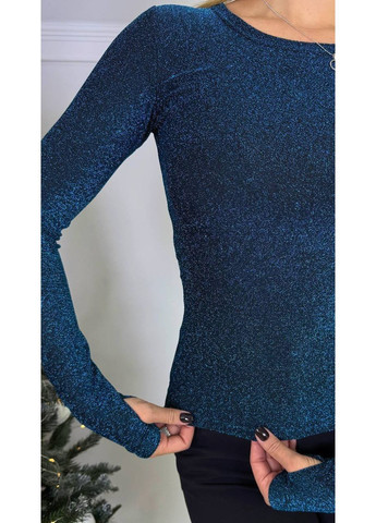 Лонгслів 157 люрекс трикотаж з вирізом для пальчика Україна (369443628)