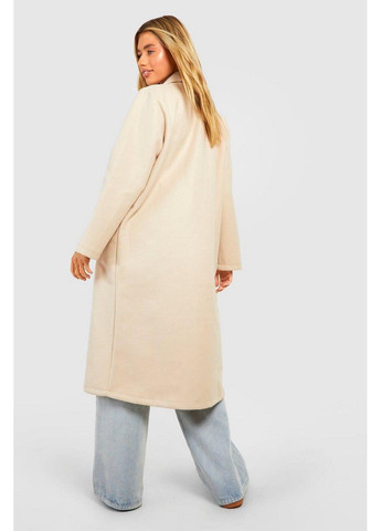Бежевое демисезонное Пальто Boohoo