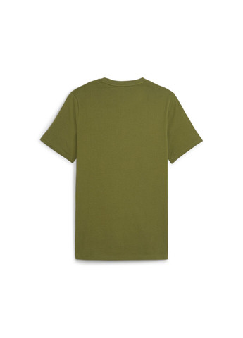 Зелена футболка essentials+ tape men's tee Puma