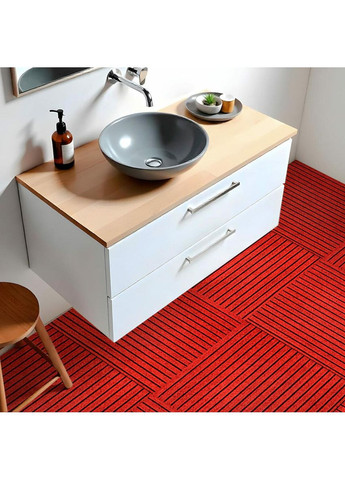 Самоклеюча плитка під ковролін бургунді 600*600*4,5MM (D) 3DPanda-2487 Sticker Wall (323155604)