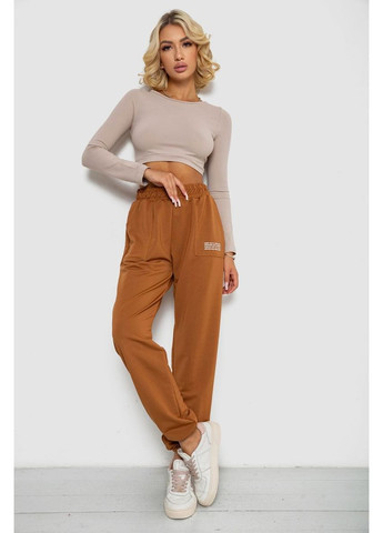 Спортивні штани жіночі, колір коричневий, 238R5052-5 Ager (357204442)