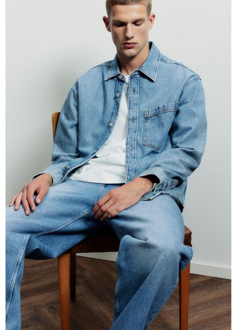 Синие повседневный демисезонные брюки H&M