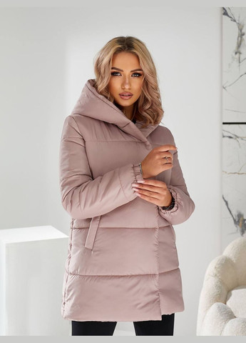 Пудровая новинка зимняя куртка с капюшоном No Brand