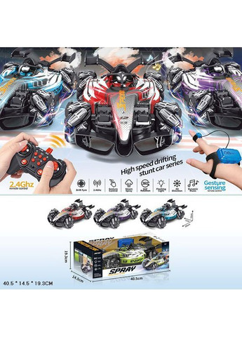 Радіокерована машинка-перевертун з пультом і жестами, світлом, звуком і димом, в асортименті - No Brand JY-3003 (371925192)