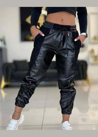 Жіночі штани джогери колір чорний р.50/52 449594 New Trend (282927934)