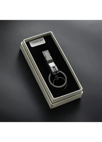 Модний чоловічий креативний з нержавіючої сталі брелок для ключів автоключей і сигналізації з подвійними кільцями No Brand (292319875)