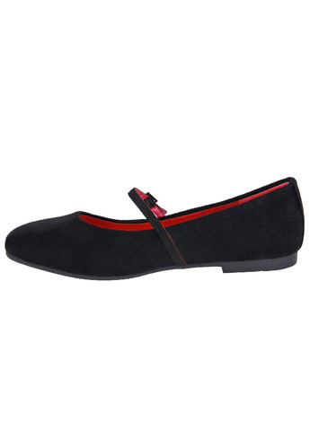 Женские балетки женские Betsy | чёрные однотонные искусственная замша (298266935)
