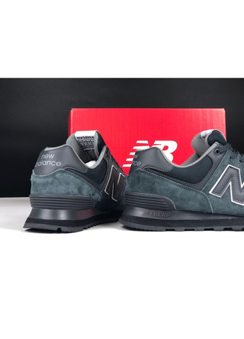 Сірі Осінні сірі з чорним/білим демісезонні чоловічі кросівки No Brand