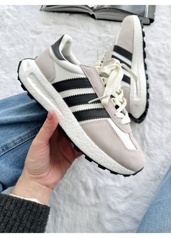Черные демисезонные кроссовки мужские adidas retropy e5 beige / black адидас ретропи е5 No Brand
