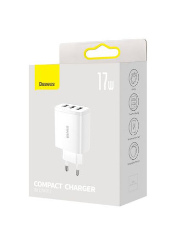 Зарядное устройство для (CCXJ020102) Baseus White (370015876)