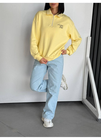 Жовтий світшот, який ідеально підійде як під джинси, так і під класичні брюки🌿 Luna (366472306)