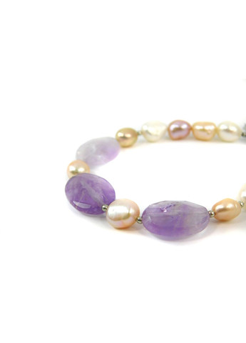 Браслет "Фелічіта" Аметист, Перли 21 Fursa fashion (322315394)