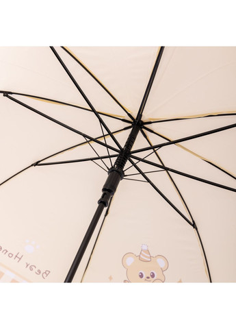 Жёлтый классический детский зонт-трость полуавтомат из полиэстера прочный надежный 8 спиц диаметр 94 см hp-23-11y Yiwu (365728873)