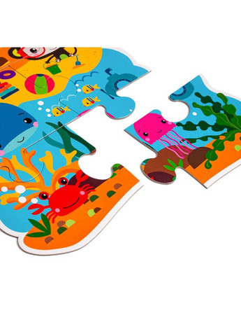 Пазлы MAXI Мои веселые друзья (VT1711-10) Vladi toys (364115185)