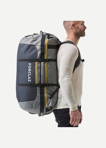 Спортивная Дорожная Сумка/Рюкзак для Трекинга 80-120л 74 x 45 x 40см Серый FORCLAZ (336550400)